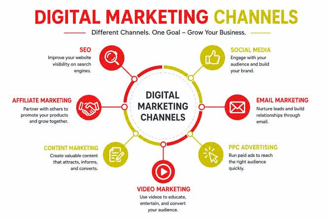 What are the top digital marketing channels What are the top digital marketing channels