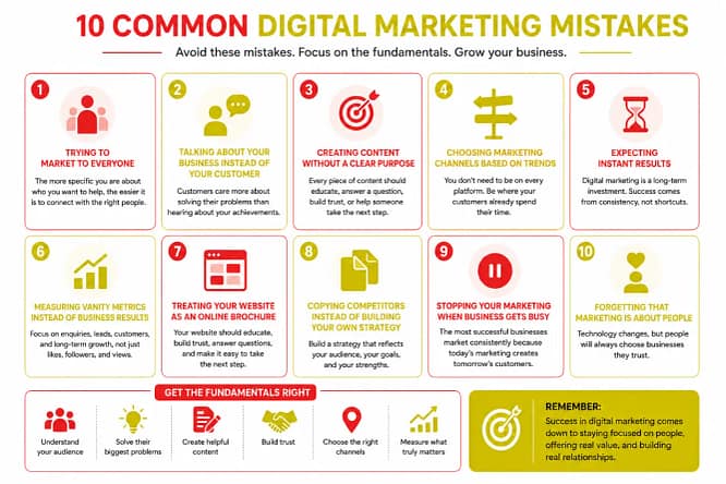 Digital Marketing Mistakes to Avoid Digital Marketing Mistakes to Avoid